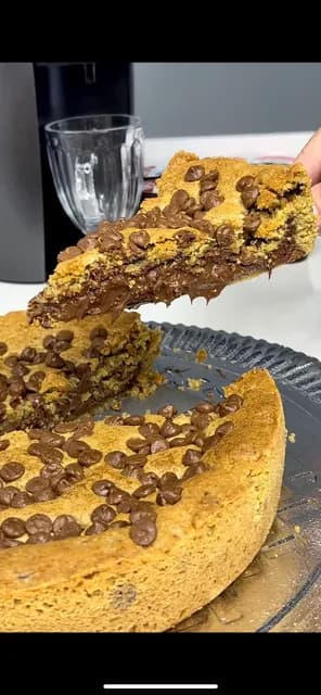 Fatia cookies de avelã